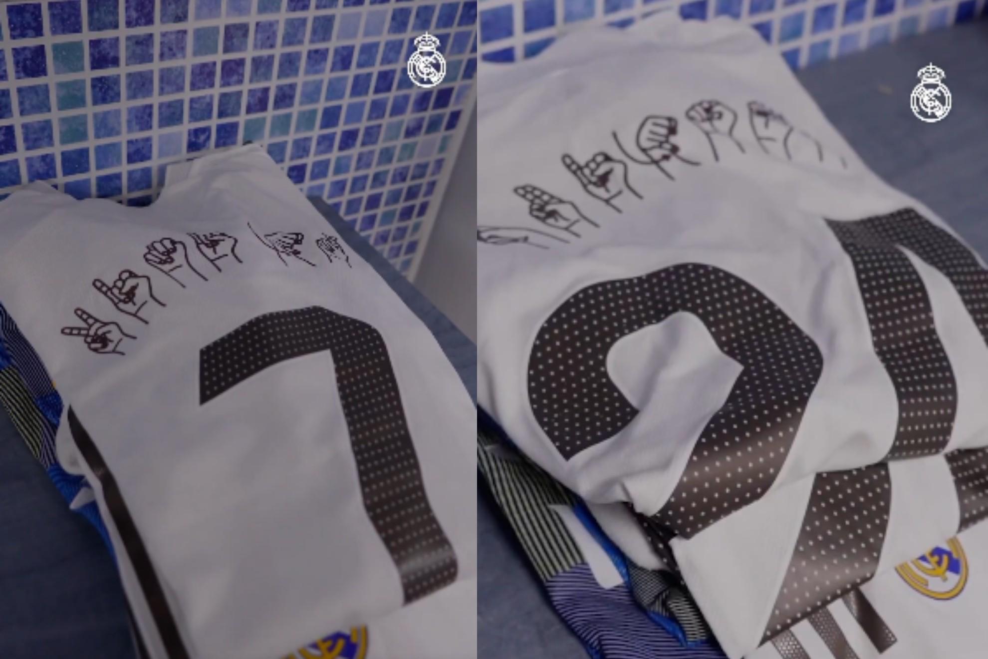 特别纪念球, 印制球衣的